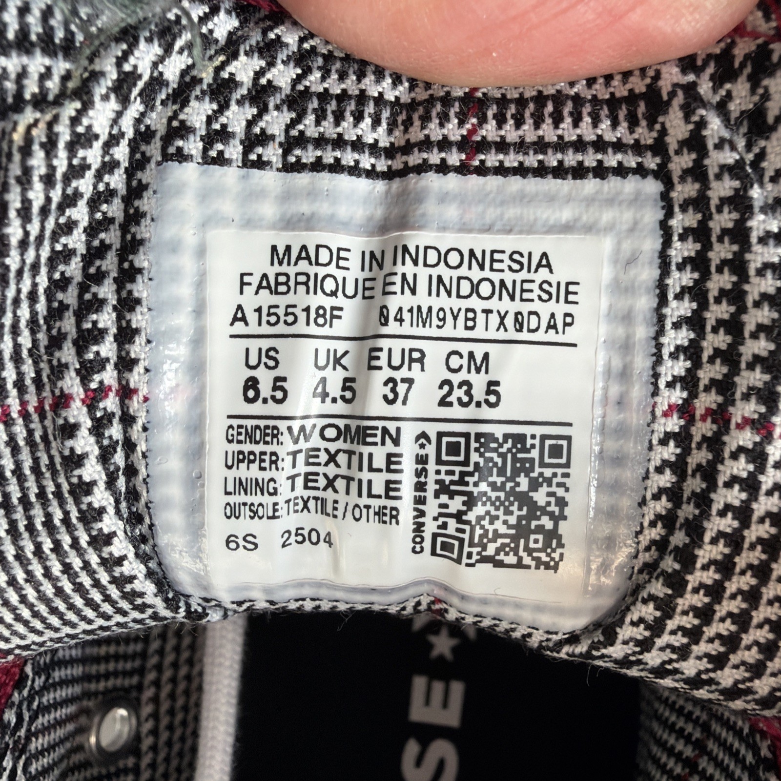 NEW Converse Chuck Taylor All Star Sneaker berry red sporty madison mid 6.5 NIB thumbnail 5