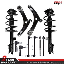 Front Struts & Control Arms & Sway Bars Tie Rods Fits 2007 - 2012 Dodge Caliber