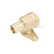 GAS Cooker Straight Wall Plate Connector 15mm / 1/2"