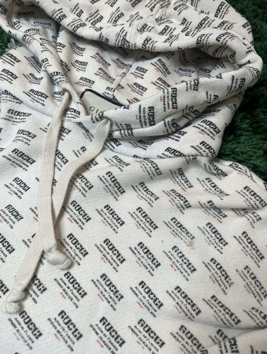 100% Authentic Gucci Hypnotism Maison MMXVIII 25 AM Hoodie Men's size Small View 3