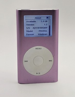 Apple iPod Mini - Model A1051 - 4GB - 1st Generation - Pink