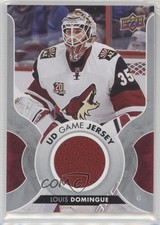 2017-18 Upper Deck UD Game Jersey Louis Domingue #GJ-DO 01gk