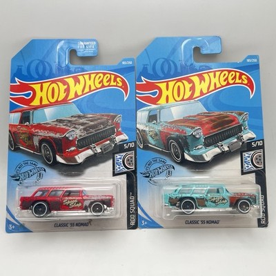 Hot Wheels Classic  55 Nomad #183 (lot Of 2)