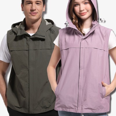 Unisex Silver Fiber Clothes Vest Hoodie EMF Shielding Anti-Radiation Protection