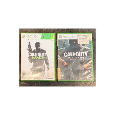 2 XBOX 360 Games Call Of Duty -Black Ops, & Call Of Duty MW3