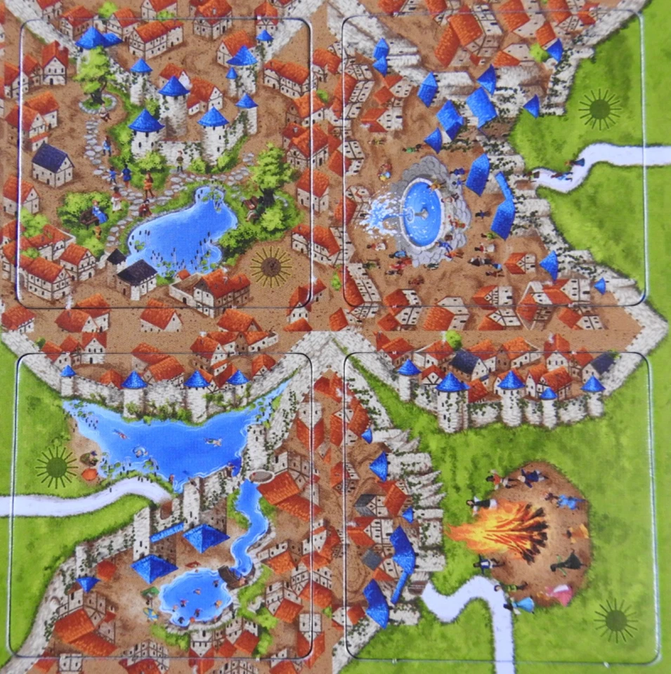 Carcassonne – Summer | 4 Seasons | Mini Expansion | New | English Rules - Image 2 of 4