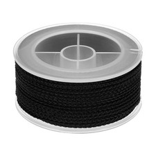 Nylon Thread Twine Beading Cord, 52ft Bracelets String Cord Rope, Black