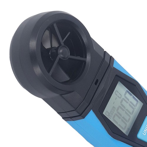 Handheld-Anemometer 180 ° Lüfterdrehung Windmesser Temperatur- Und@ - Bild 23 von 24