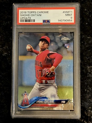 2018 Topps Chrome Update Shohei Ohtani RC #HMT1 Angels PSA 9