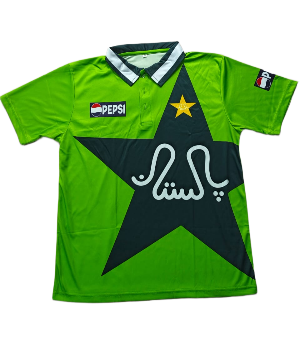 Pakistan Cricket 1999 ODI Polo Shirt – Retro Classic Vintage
