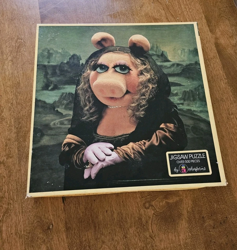 Kermitage Collection Miss Piggy Puzzle Mona Pigga 500 Piece Muppets  - Image 2 of 4