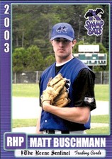 2003 Keene Swamp Bats Team Issue #24 Matt Buschmann Wildwood Missouri MO Card