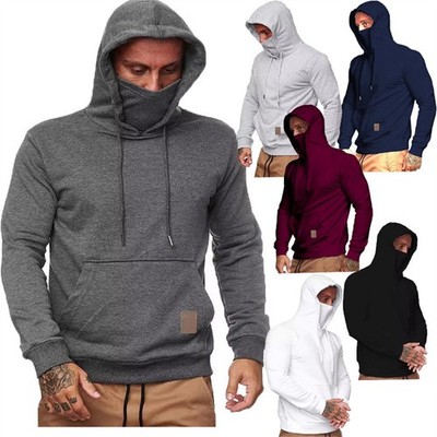 Herren Kapuzenpullover Hoodie Sweatshirt Bequem Freizeit Sport Pullover Top