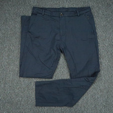 lululemon Pants Mens 34x30 Blue Zip Pocket Flat Front Straight Trouser