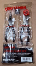 Sears Craftsman USA Nos 2pc Plier Set Long Nose & Slip Joint 45212 45102 45378