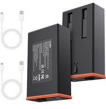 2 Pack 5000mAh Battery for Moultrie Cellular Trail Camera Edge/Edge 2/Edge 2 Pro