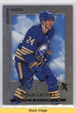 2023-24 Skybox E-X 2000 White Rainbow Credentials Dylan Cozens #50 READ 3d2