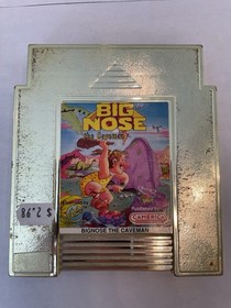 Big Nose the Caveman Nintendo NES Game Cartridge