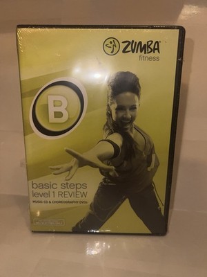Zumba B Basic Steps Level 1 Review Choreography DVD and CD Set Instruction New
