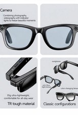 HD Camera Smart Glasses – Bluetooth Sunglasses with Built-In Speakers