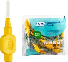 Image of TePe Interdental Brush, Original, Green, 0.8mm/ISO 5, 8pcs, Plaque Removal, effi