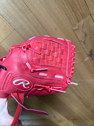 Rawlings H105S rot Leder 10,5" Jugend Highlight Serie Baseball Handschuh linke Hand - Bild 6 von 10
