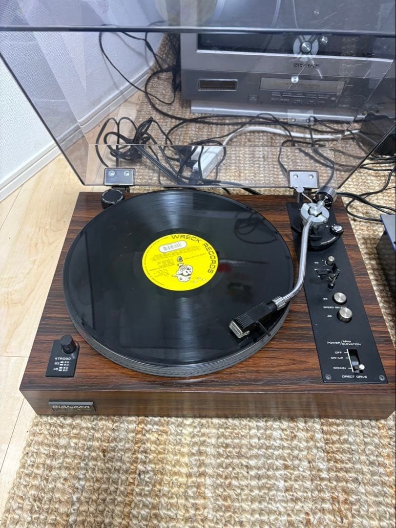 Pioneer PL-1100 Direct Drive Turntable Record Player Vintage Hi-Fi