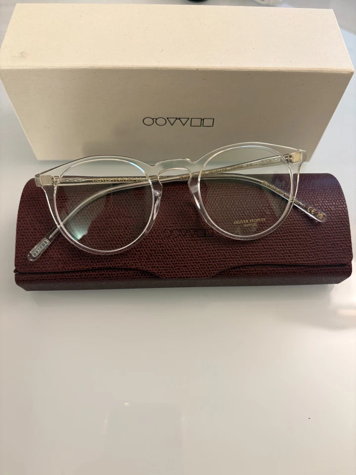 Emma Stone 's Fav ~ OLIVER PEOPLES O'Malley Optical 47mm in Buff MSRP$482 - Image 2 of 4