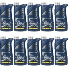Olio compressore 10x1 litri originale MANNOL Compressor Oil ISO 100