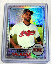 Purple Refractor- 2017 Topps Heritage #THC-471- Danny Salazar Short Print SP