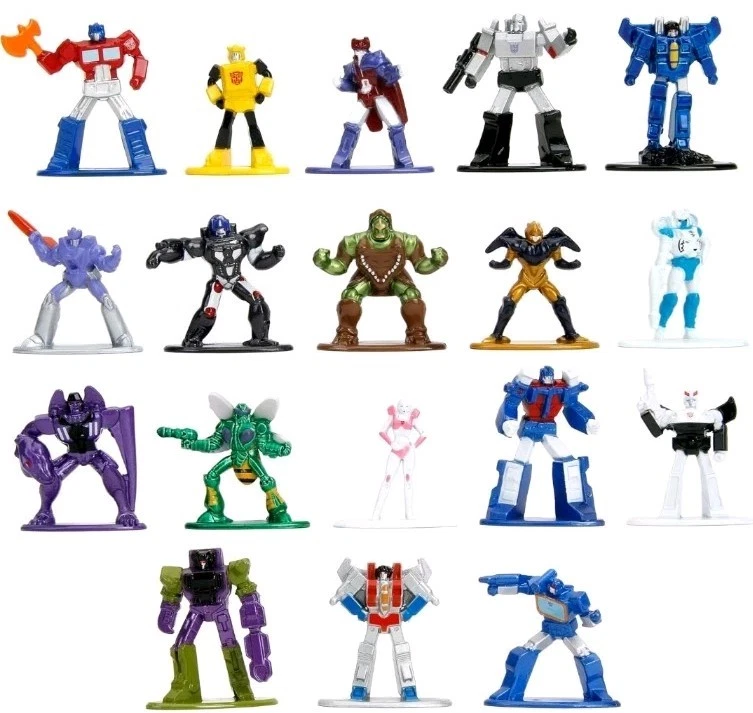 Jada Toys Nano Metalfigs Transformers Die-Cast Figures 1.65" 18-Pack - Image 2 of 4