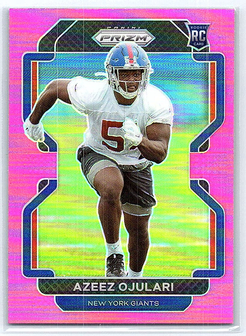 2021 Panini Prizm #386 Azeez Ojulari Silver