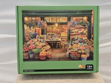 Jigsaw Puzzle 1000 Pieces Fruit Store Stand Food Vegetables Flower Spring Summer