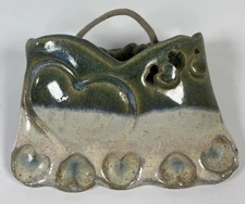 Janet Rodriguez Pottery Wall Pocket Envelope Hanging Card Holder Style Hearts 
