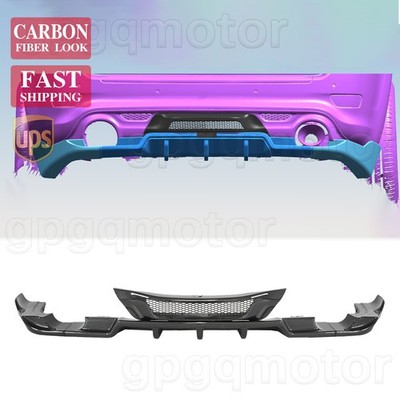 For Jeep Grand Cherokee SRT 2012-22 V3 Style Painted Carbon Rear Bumper Diffuser