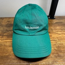 Lululemon Baller Hat Green Cotton Adjustable Baseball Cap Size S/M Unisex