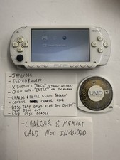 PSP - Sony PSP 1000 Ceramic White Console Tested W/ Minor Issues #7 Japanese