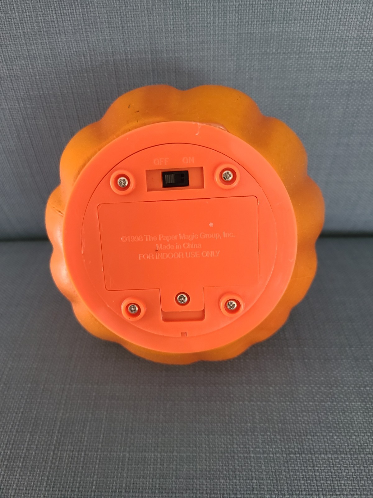 The Paper Magic Group Battery Operated Light Up Pumpkin Blow Molds 1998