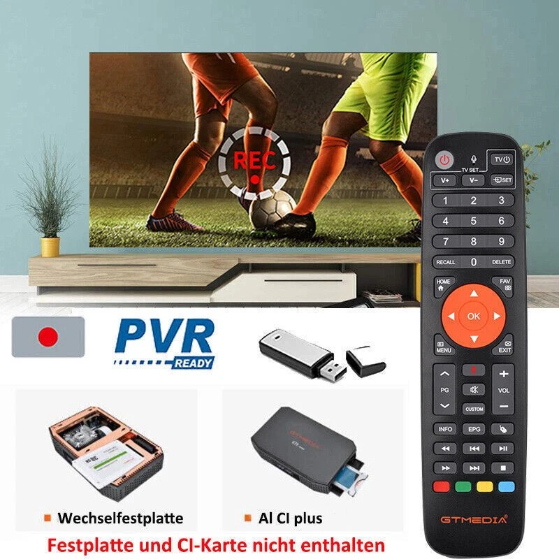 8K Sat Receiver DVB-S2X/T2/Kabel Satelliten Android Smart TV Box CI+ für Tivusat - Bild 4 von 4