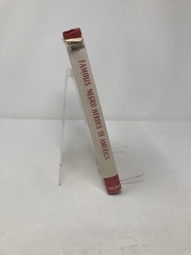 Famous Negro Heroes of America by Langston Hughes First 1st Edition VG HC 1958 - Picture 2 of 8