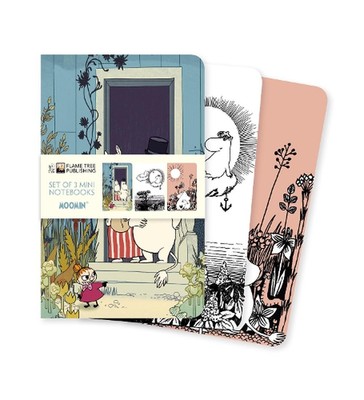 Moomin Set of 3 Mini Notebooks by Flame Tree Studio (English)