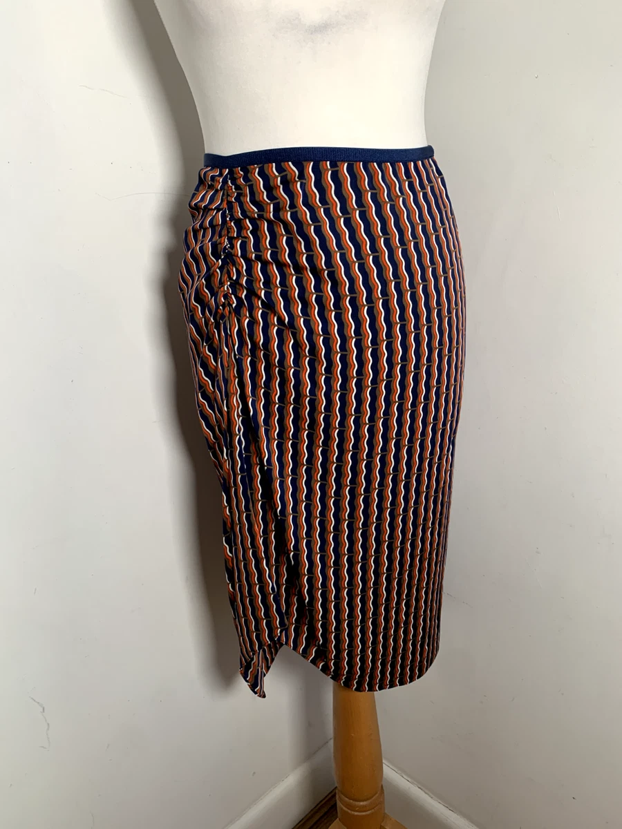 Jupe Crayon Diane Von Furstenberg - Taille 2, Blanc, Style Droit Et élégant