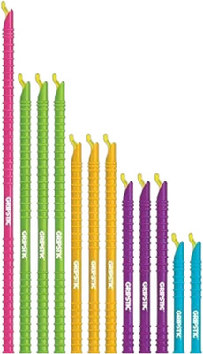 Reusable Bag Sealing Sticks Airtight Food Storage Clips Assorted Sizes 12 Pc