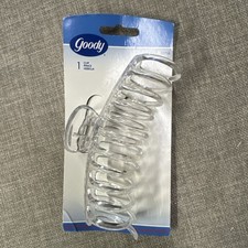 Vintage GOODY Clear Claw Clip 2004 Strong Full Size d NEW
