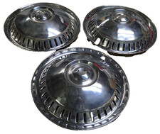 3 1960'S Humber Super Snipe HUB CAPS- 14'' HUBCAP CAPS 60s