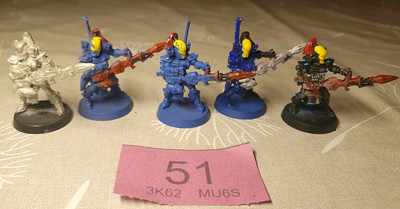 Warhammer 40000 40k Eldar Aeldari Dark Reapers X 5 Metall OOP Rare