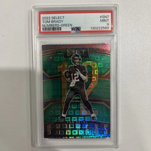 2022 Panini Select Tom Brady  Green Prizm /5