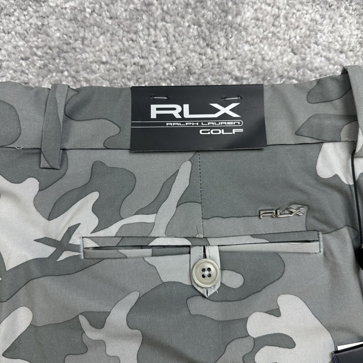 31インチ RLX Ralph Lauren Golf Camo Shorts RLX Ralph Lauren Golf Shorts Mens 33 Camo Water Repellent
