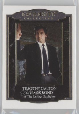2025 James Bond Black Diamond Exquisite Collection Gold 24/99 Timothy Dalton 4et