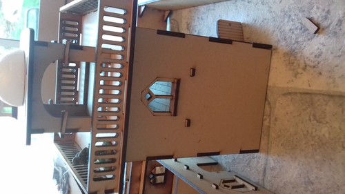 28mm Large Mosque Tower Compound Laser Cut 3mm MDF Scenery building Adobe 550mm - Picture 9 of 11